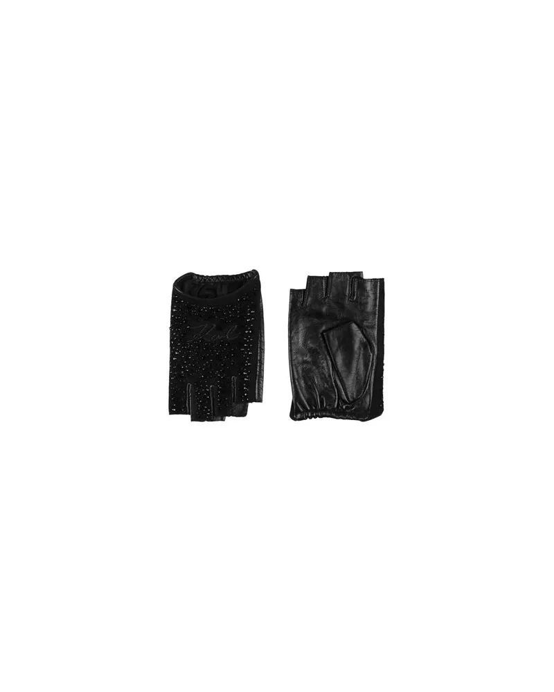 Karl Lagerfeld ACCESSOIRES - Handschuheauf YOOX.COM Schwarz