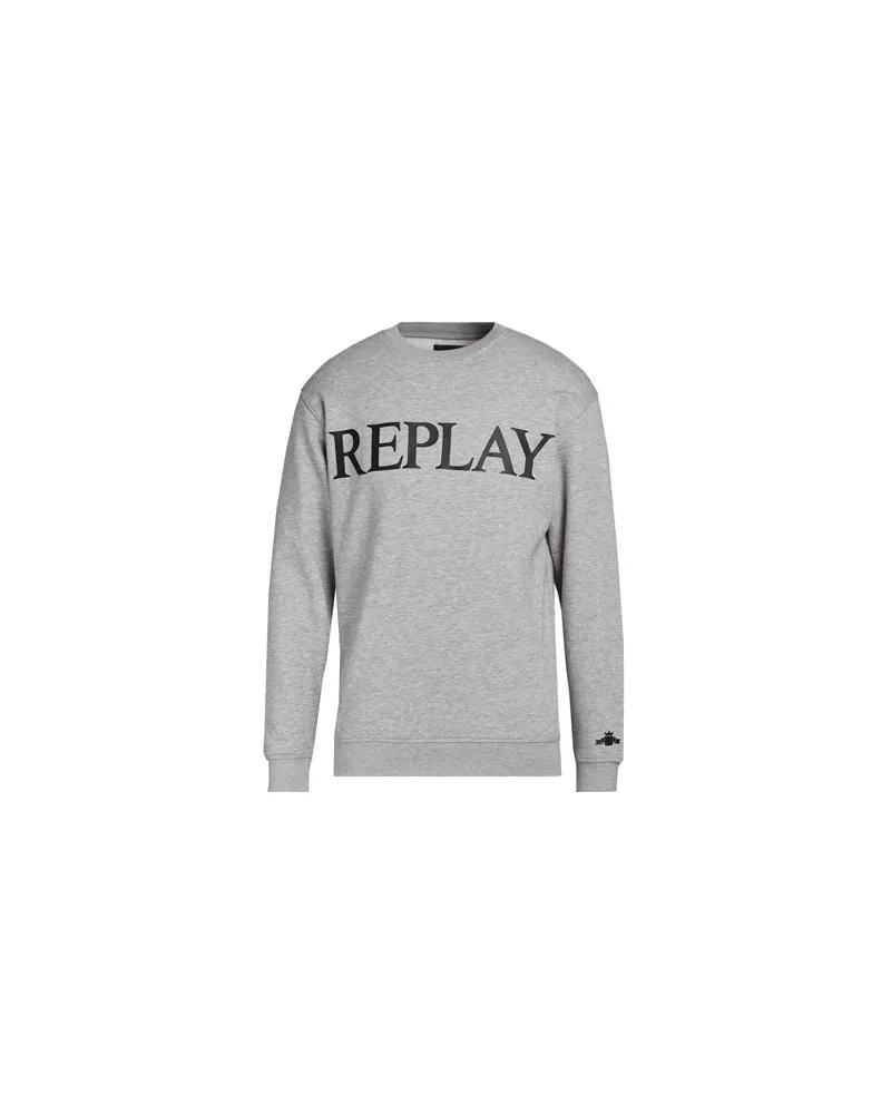 Replay TOPS - Sweatshirtsauf YOOX.COM Grau