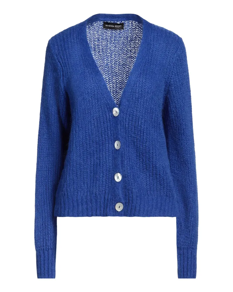 Vanessa Scott Strickjacke Blau