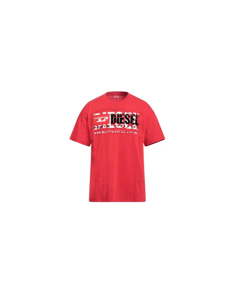 Diesel TOPS - T-shirtsauf YOOX.COM Rot