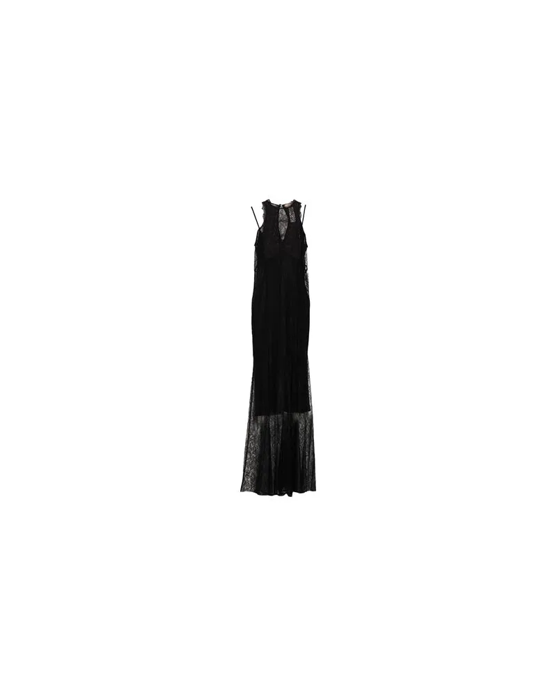 Twin-Set KLEIDER - Maxi-Kleiderauf YOOX.COM Schwarz