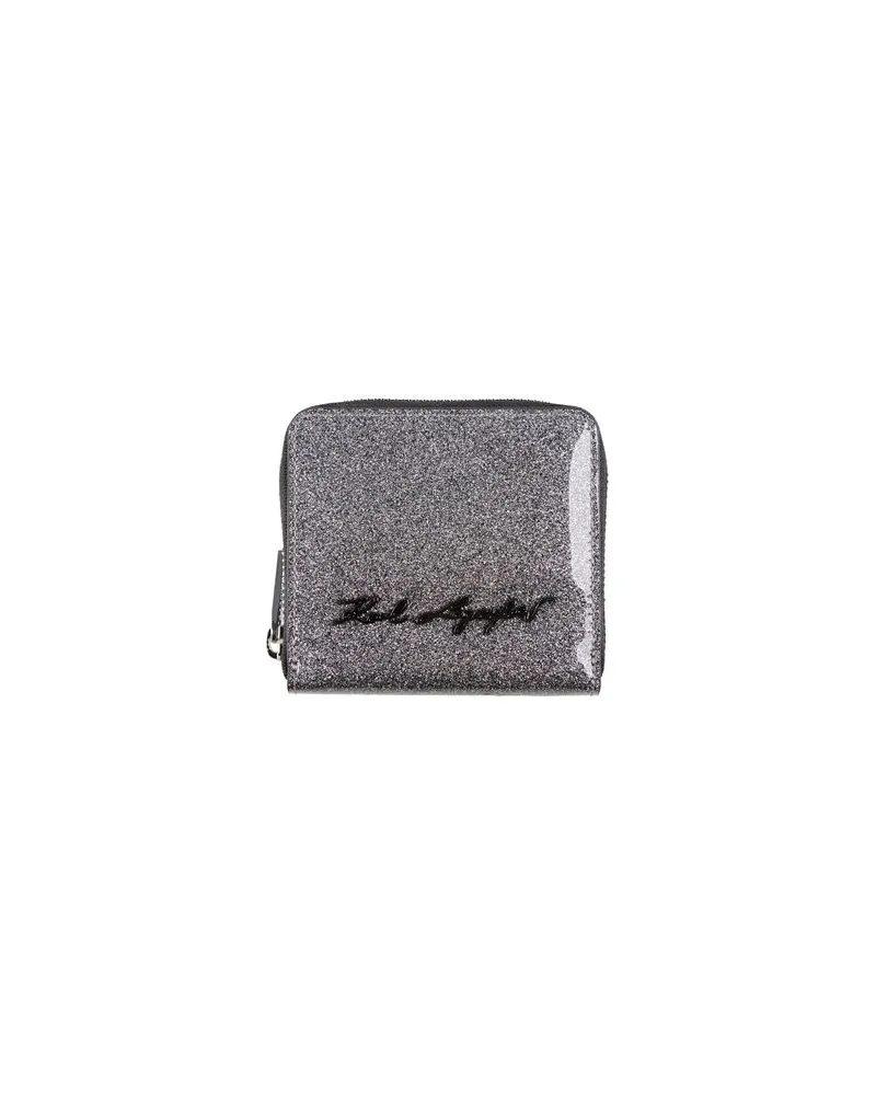 Karl Lagerfeld Kleinlederwaren - Brieftaschenauf YOOX.COM Silber