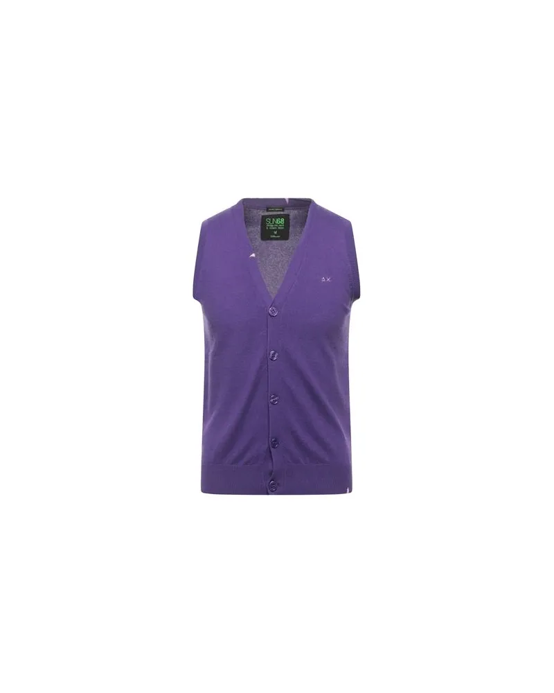 Sun68 STRICKWAREN - Strickjackenauf YOOX.COM Violett