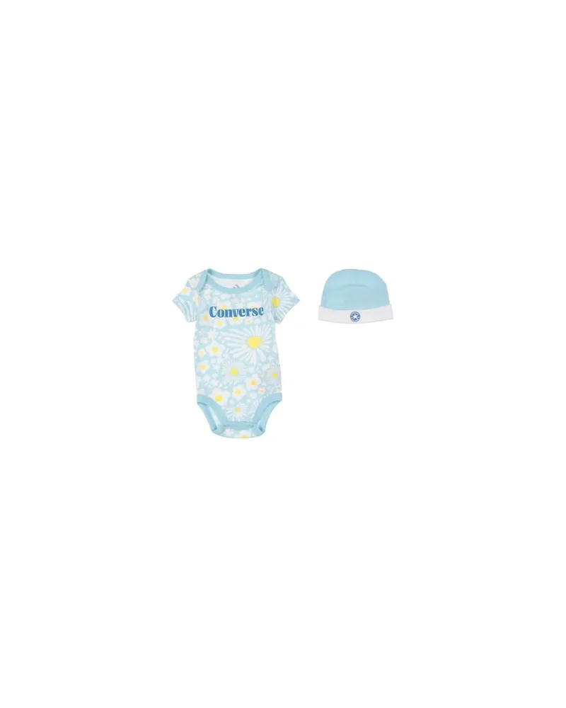 Converse CHN SEASONAL 3PC BOX SET  - NEUGEBORENE - Baby-Setsauf YOOX.COM Himmelblau