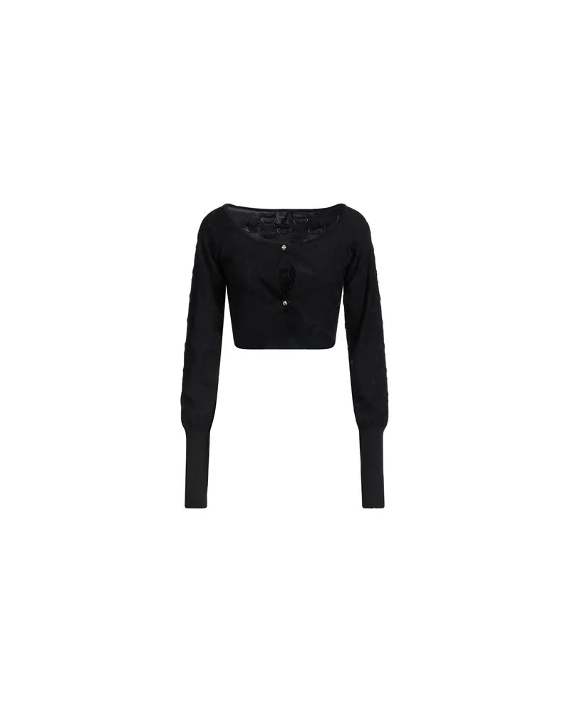 Pinko STRICKWAREN - Strickjackenauf YOOX.COM Schwarz