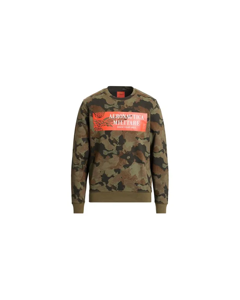 Aeronautica Militare TOPS - Sweatshirtsauf YOOX.COM Militärgrün