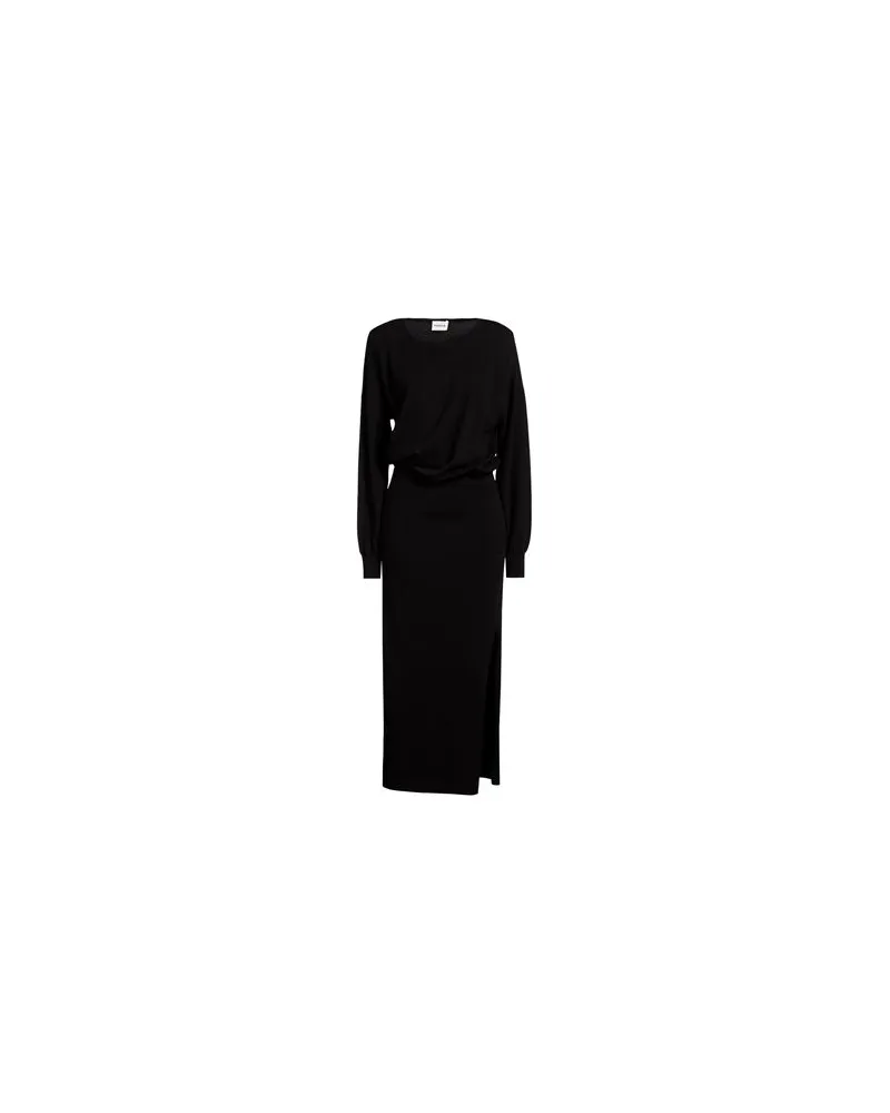 P.A.R.O.S.H. KLEIDER - Maxi-Kleiderauf YOOX.COM Schwarz