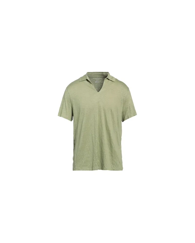 Majestic TOPS - Poloshirtsauf YOOX.COM Militärgrün