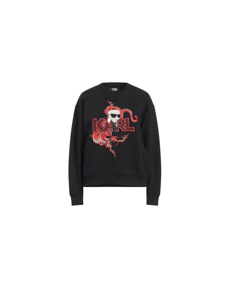 Karl Lagerfeld TOPS - Sweatshirtsauf YOOX.COM Schwarz