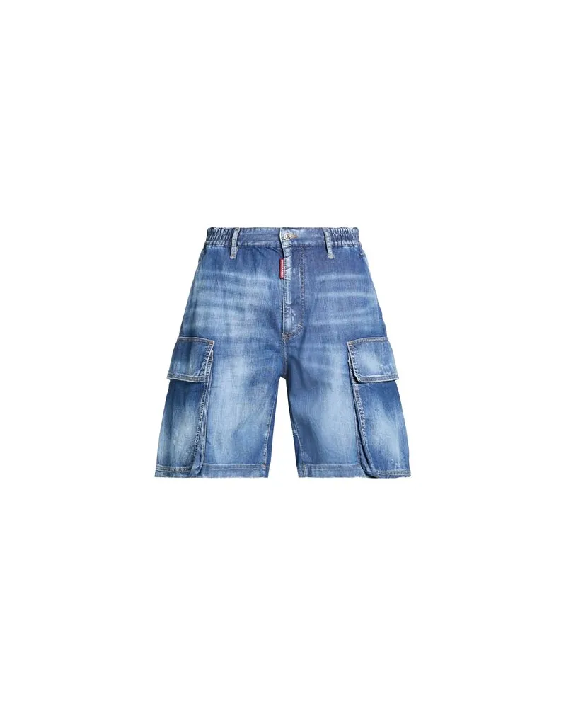 Dsquared2 HOSEN & RÖCKE - Jeansshortsauf YOOX.COM Blau