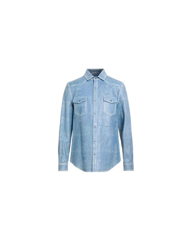 TOD'S TOPS - Hemdenauf YOOX.COM Hellblau