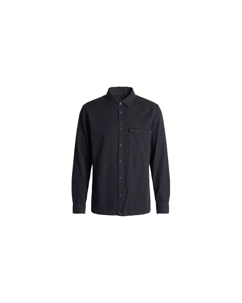 Armani Exchange TOPS - Hemdenauf YOOX.COM Nachtblau