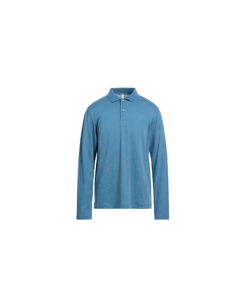 Sun68 TOPS - Poloshirtsauf YOOX.COM Taubenblau