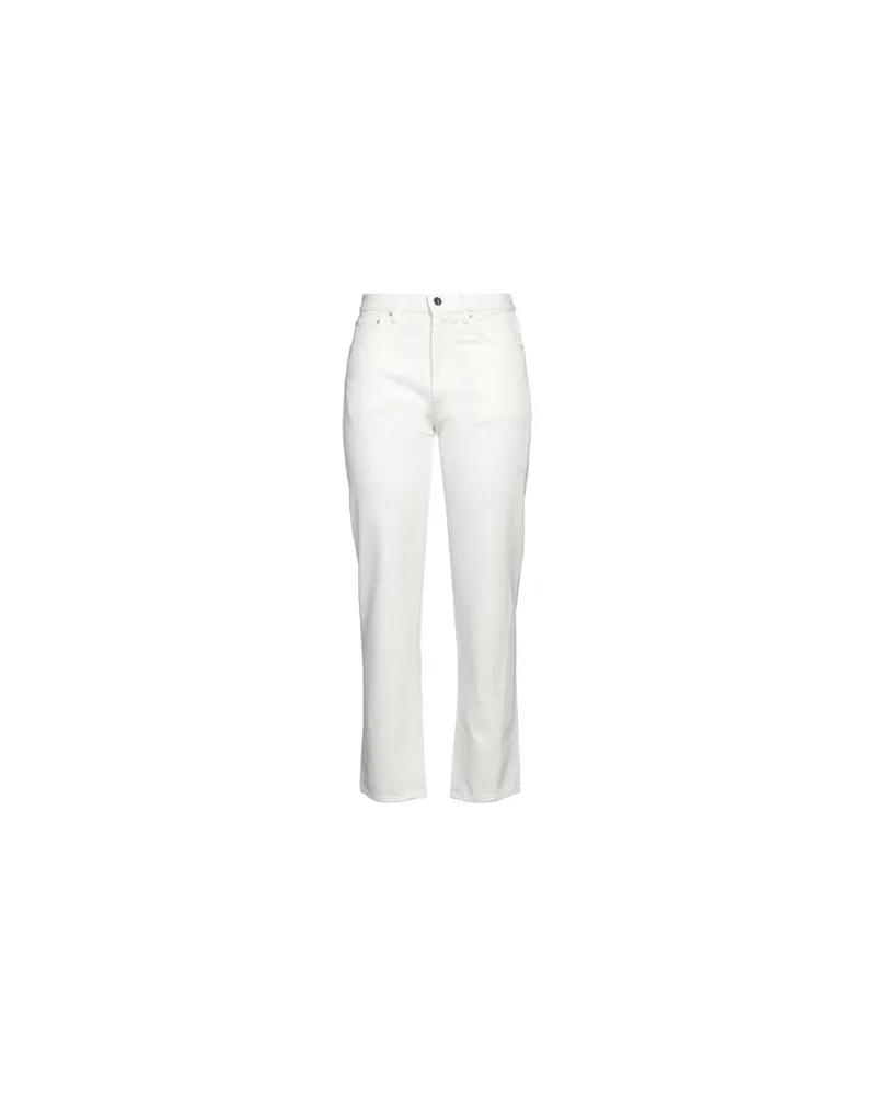 Totême HOSEN & RÖCKE - Jeanshosenauf YOOX.COM Weiß