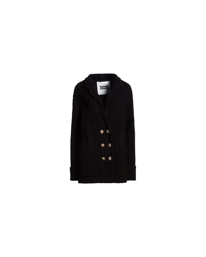 Silvian Heach STRICKWAREN - Strickjackenauf YOOX.COM Schwarz