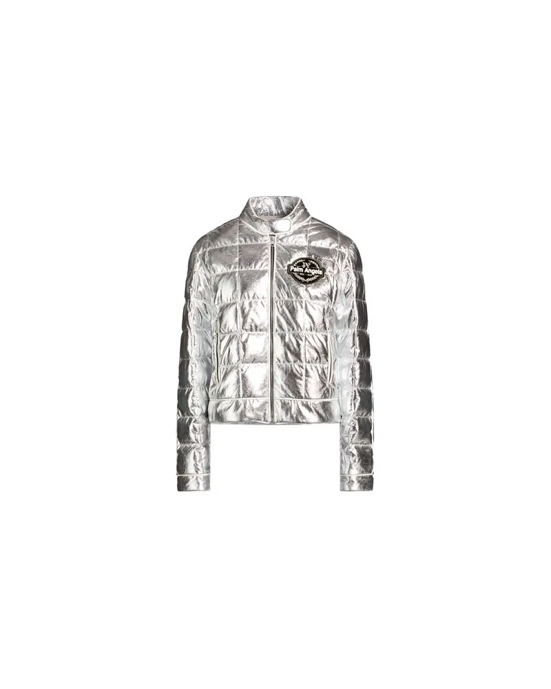Moncler JACKEN & MÄNTEL - Pufferjacken & Daunenjackenauf YOOX.COM Silber