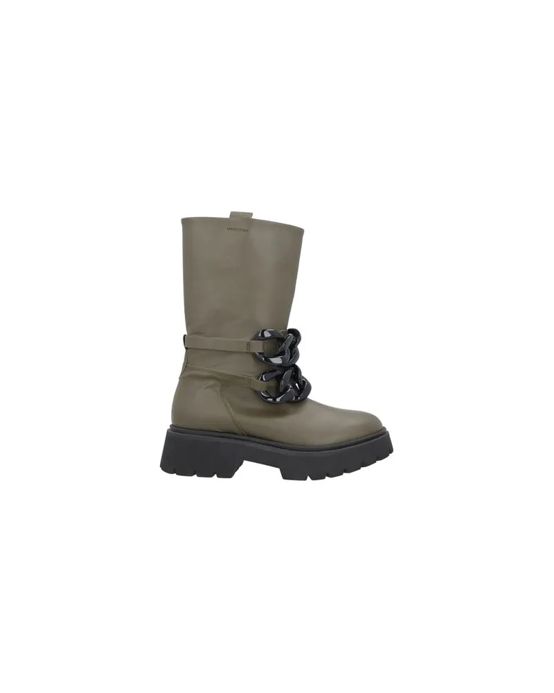 Janet & Janet SCHUHE - Stiefelauf YOOX.COM Militärgrün