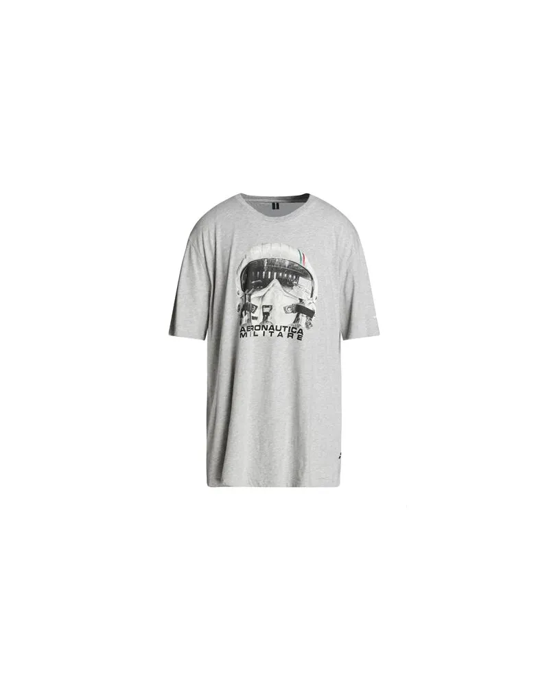 Aeronautica Militare TOPS - T-shirtsauf YOOX.COM Hellgrau
