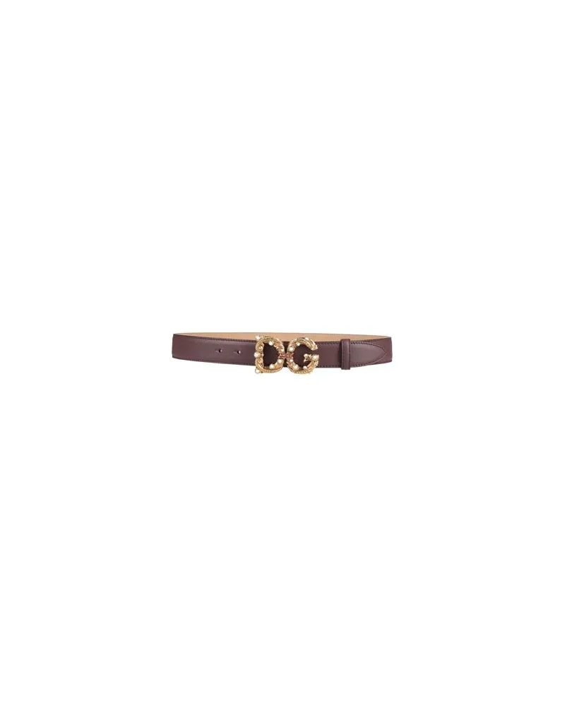 Dolce & Gabbana Kleinlederwaren - Gürtelauf YOOX.COM Bordeaux