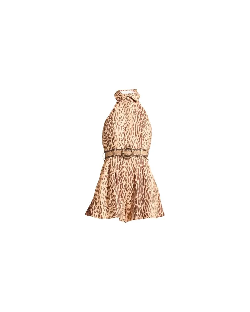 Zimmermann OVERALLS - Playsuitsauf YOOX.COM Sand