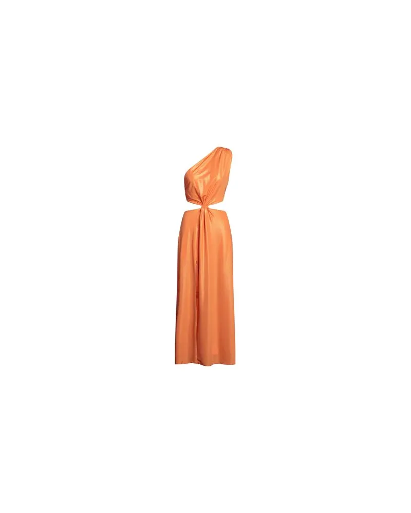Twenty Four Haitch KLEIDER - Maxi-Kleiderauf YOOX.COM Mandarine
