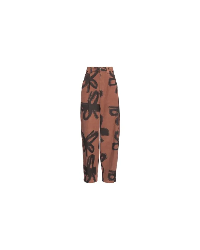 Obey HOSEN & RÖCKE - Hosenauf YOOX.COM Braun