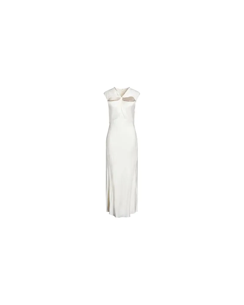 Sandro KLEIDER - Maxi-Kleiderauf YOOX.COM Elfenbein