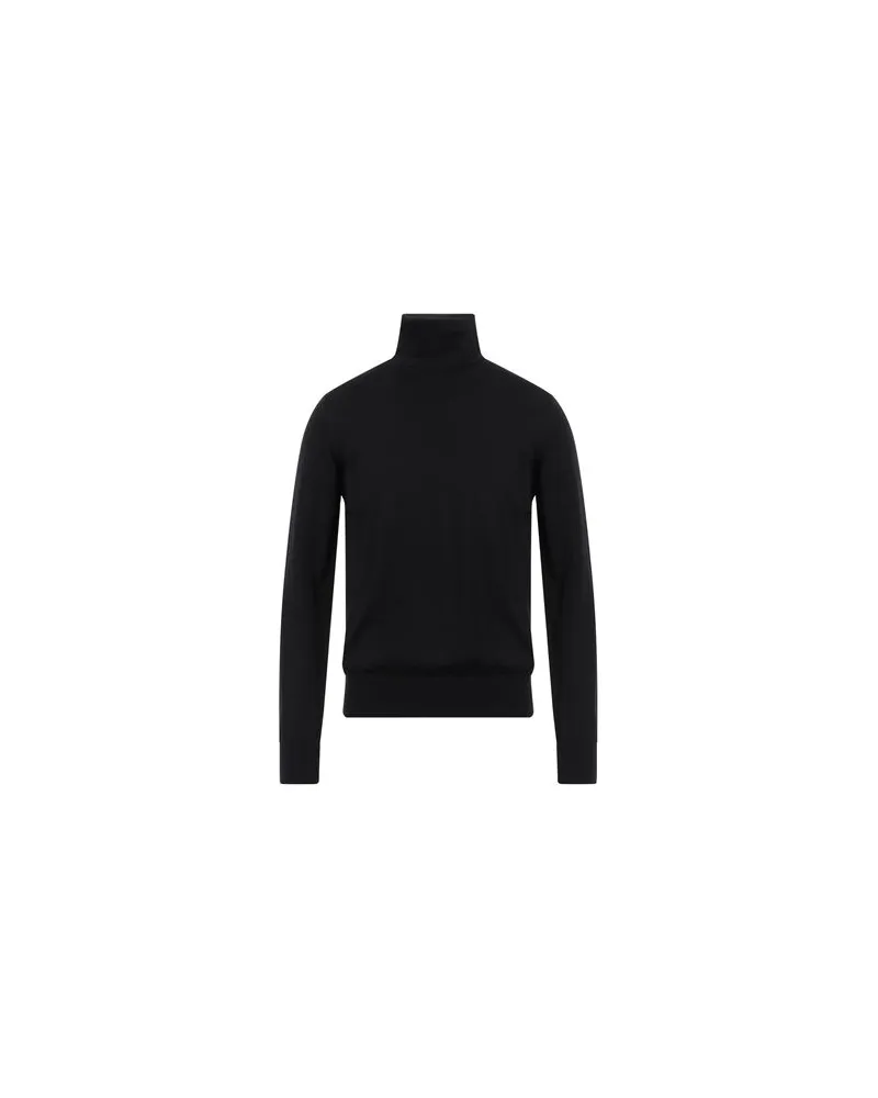 Alpha Studio STRICKWAREN - Rollkragenpulloverauf YOOX.COM Schwarz