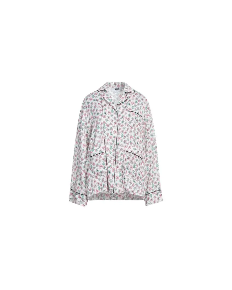 MSGM TOPS - Hemdenauf YOOX.COM Weiß