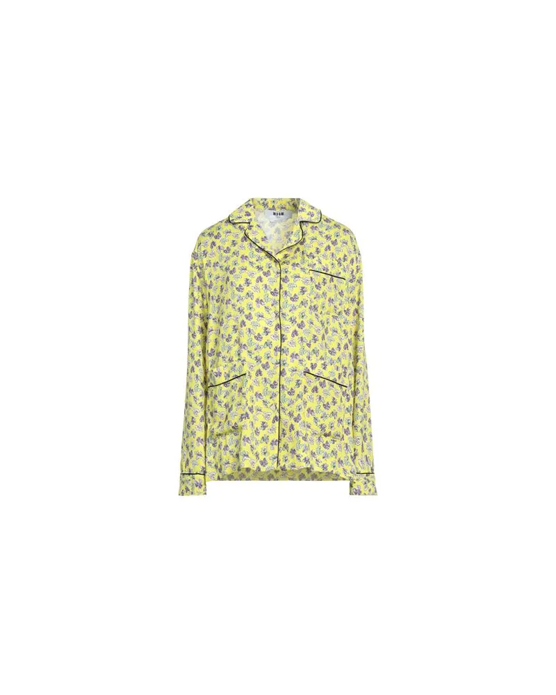 MSGM TOPS - Hemdenauf YOOX.COM Gelb