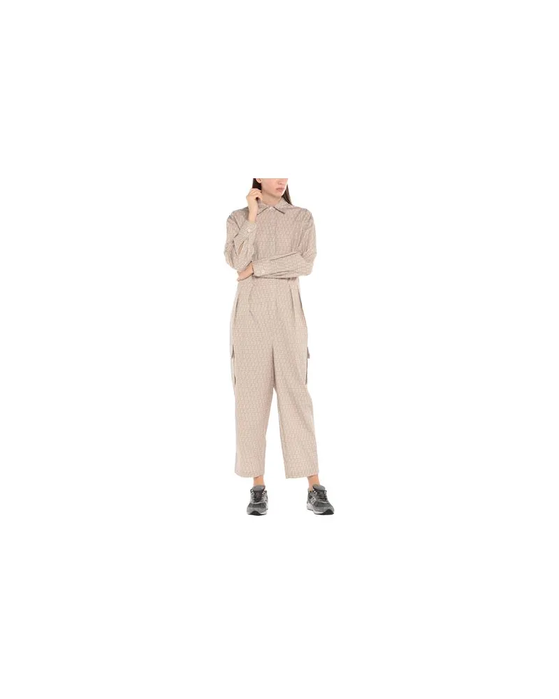 Erika Cavallini OVERALLS - Jumpsuitsauf YOOX.COM Beige