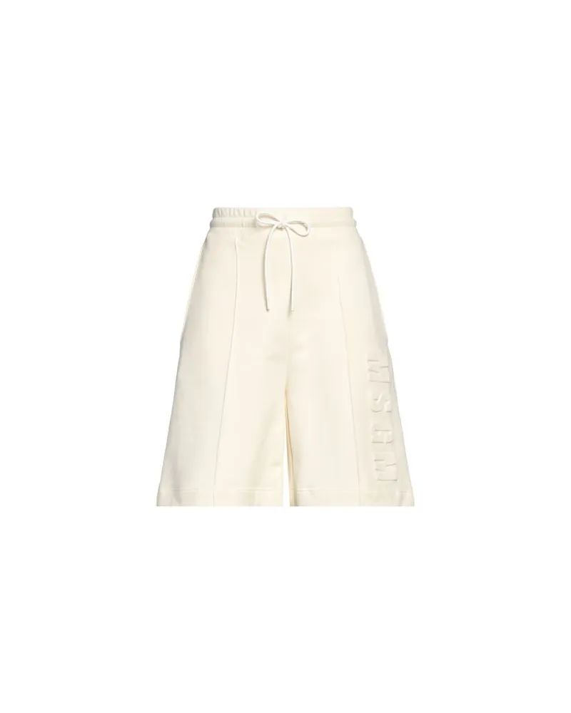 MSGM HOSEN & RÖCKE - Shorts & Bermudashortsauf YOOX.COM Cremeweiß
