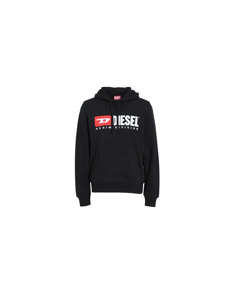 Diesel S-GINN-HOOD-DIV  - TOPS - Sweatshirtsauf YOOX.COM Schwarz
