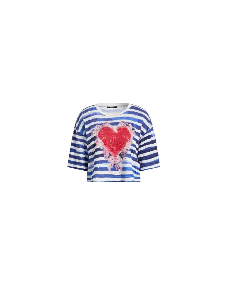 Balmain TOPS - T-shirtsauf YOOX.COM Blau
