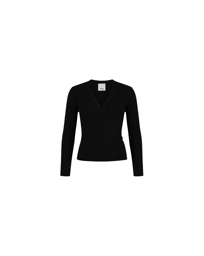 ALLUDE STRICKWAREN - Wickelpulloverauf YOOX.COM Schwarz
