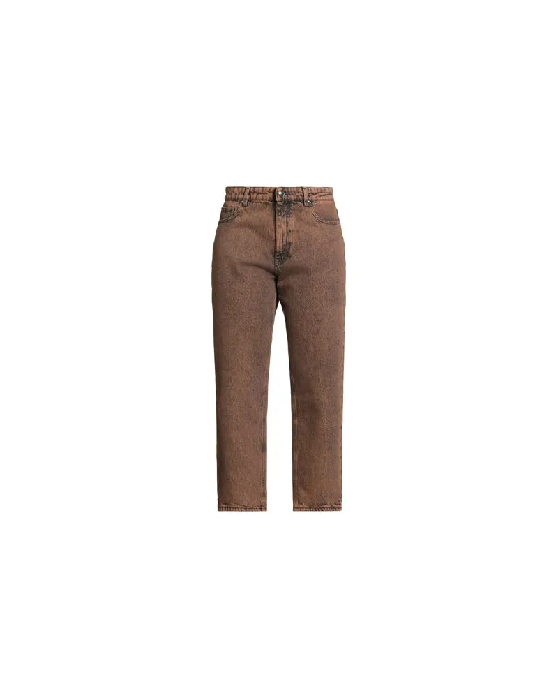 MOORER HOSEN & RÖCKE - Jeanshosenauf YOOX.COM Braun