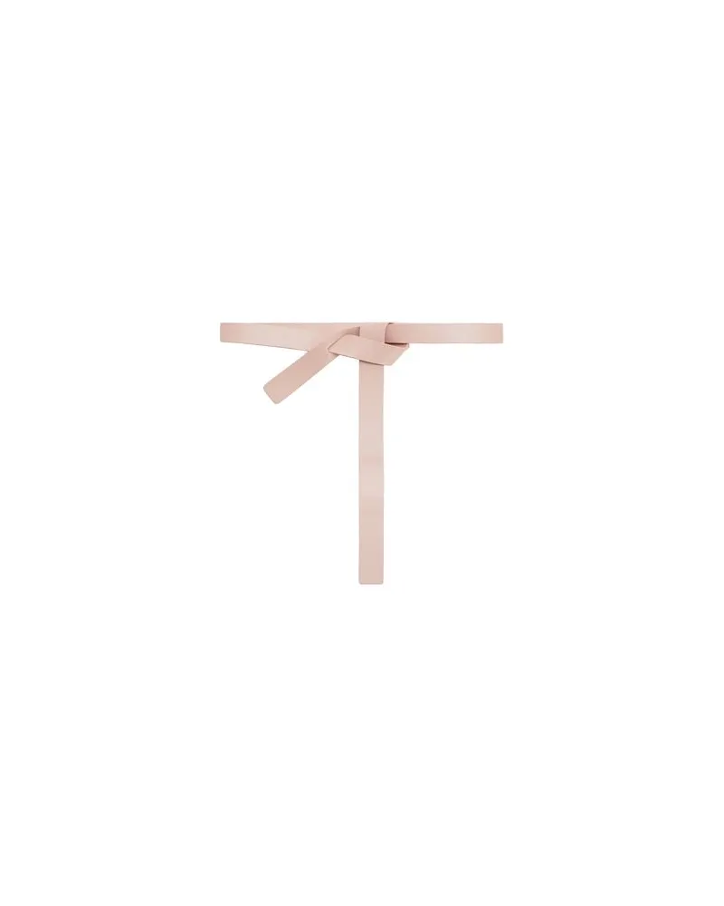 8 by Yoox LEATHER KNOT WAIST BELT  - Kleinlederwaren - Gürtelauf YOOX.COM Rosa