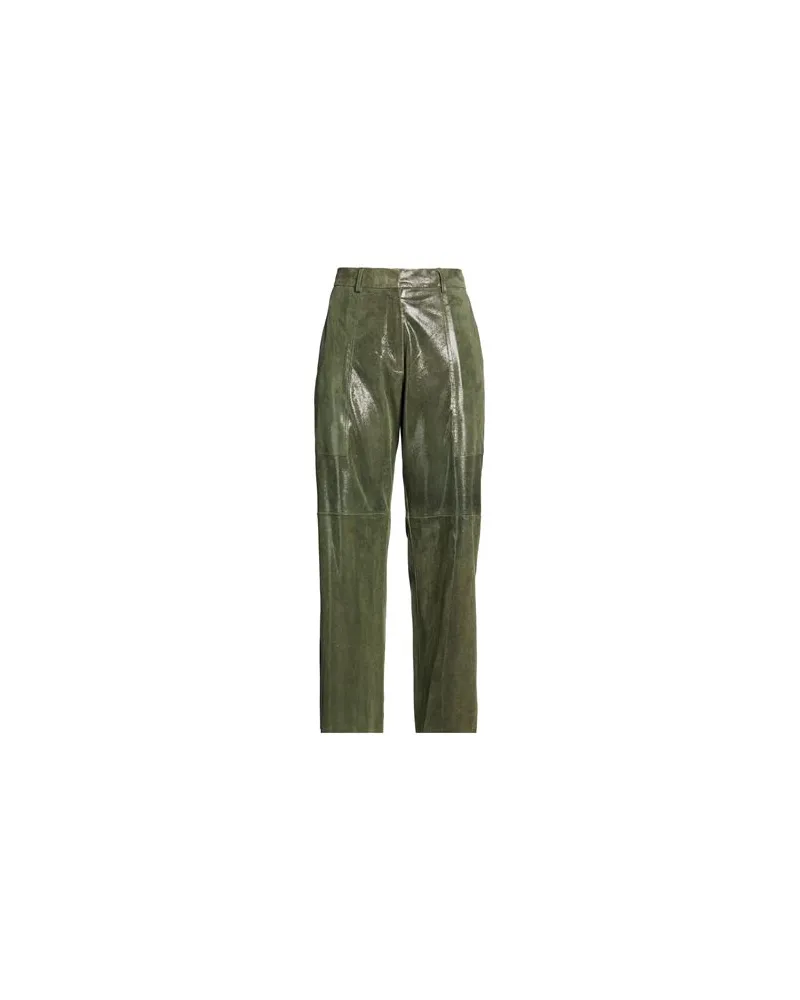 forte_forte HOSEN & RÖCKE - Hosenauf YOOX.COM Militärgrün
