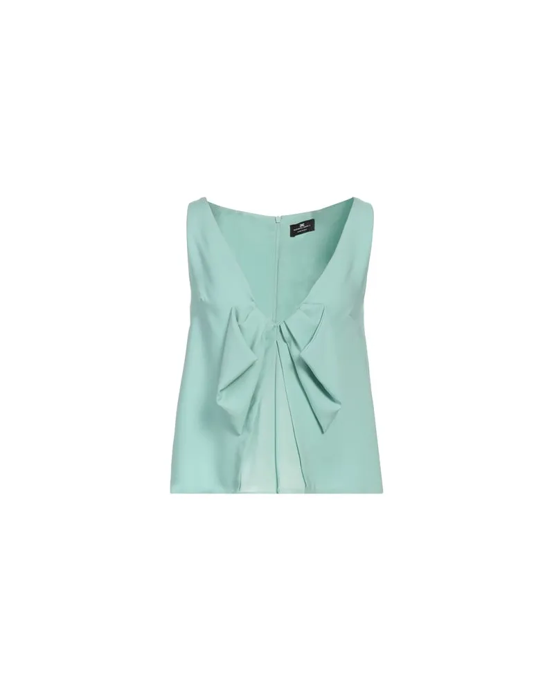 Elisabetta Franchi TOPS - Topsauf YOOX.COM Salbeigrün
