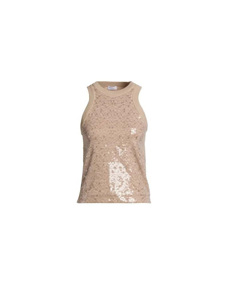 Brunello Cucinelli TOPS - Topsauf YOOX.COM Beige