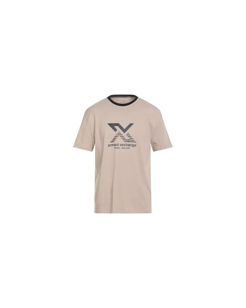 Armani Exchange TOPS - T-shirtsauf YOOX.COM Beige