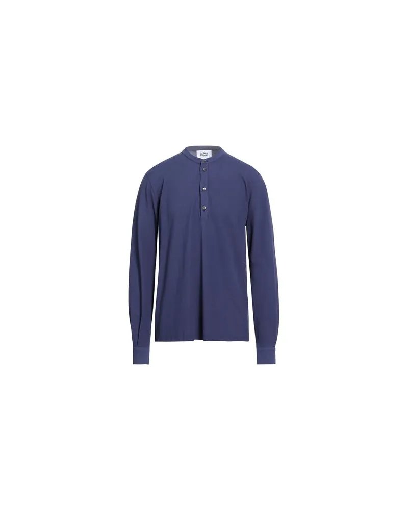 Alpha Studio TOPS - T-shirtsauf YOOX.COM Marineblau