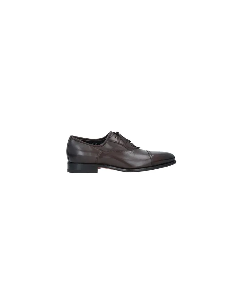 Santoni SCHUHE - Schnürschuheauf YOOX.COM Schokobraun
