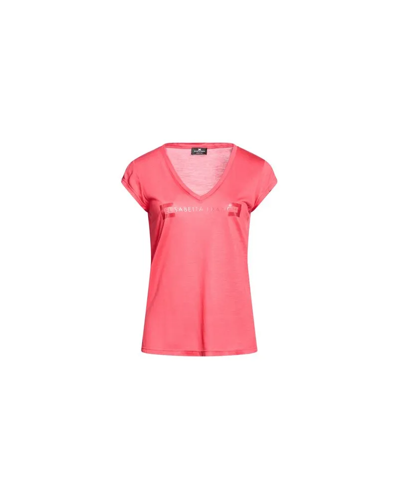 Elisabetta Franchi TOPS - T-shirtsauf YOOX.COM Koralle