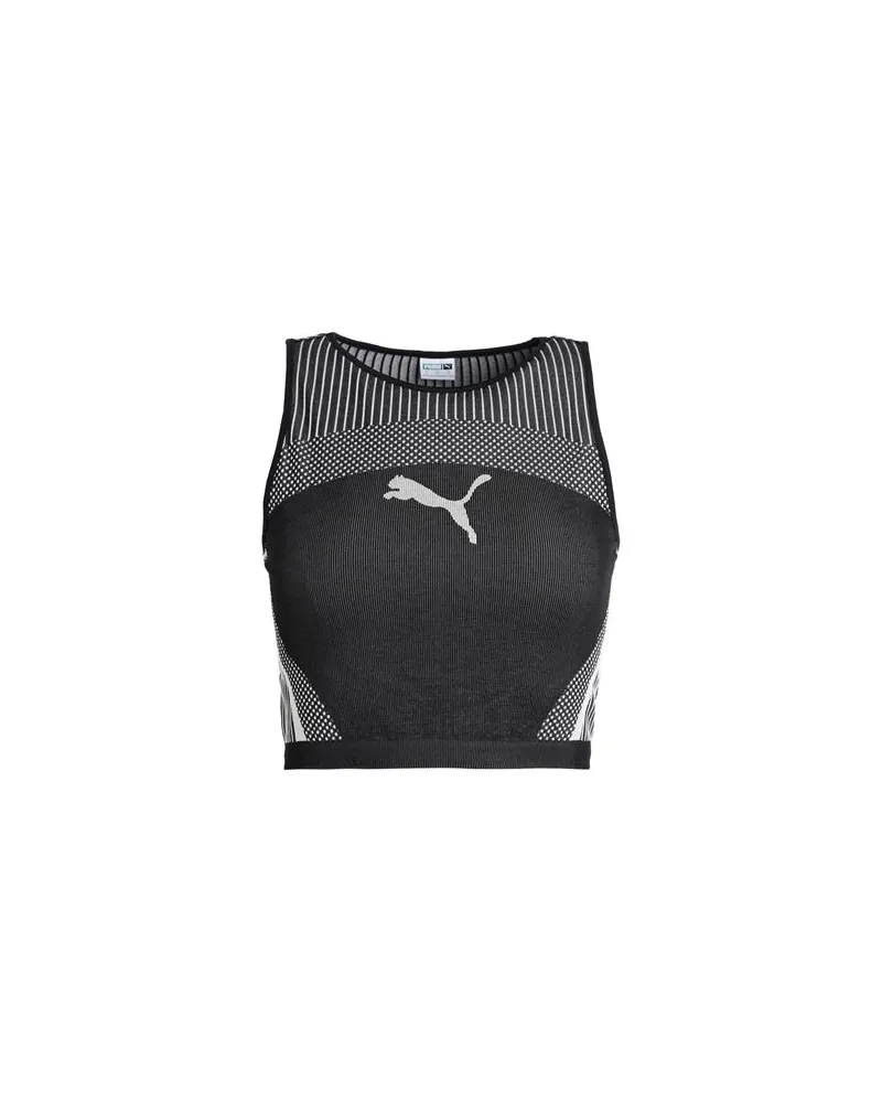 Puma Dare To Crop Top  - TOPS - Topsauf YOOX.COM Schwarz