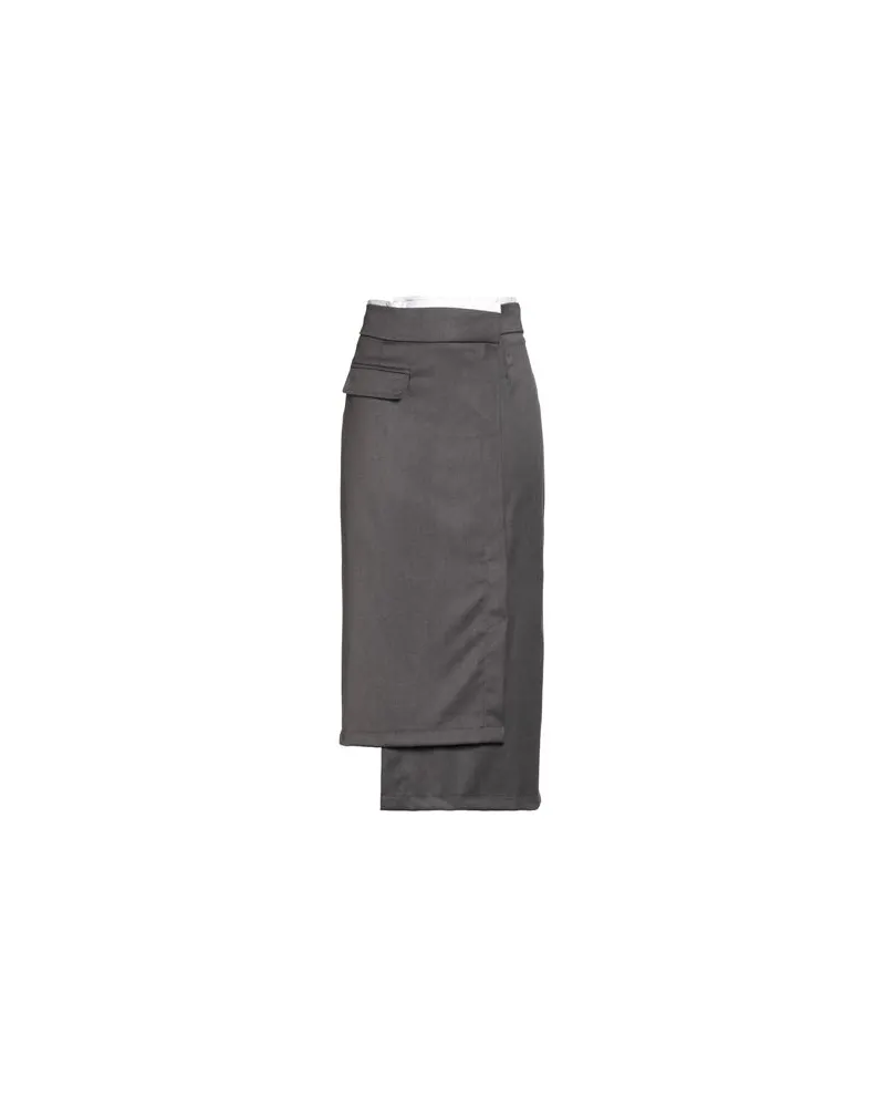 Motel HOSEN & RÖCKE - Midi-Röckeauf YOOX.COM Braungrau