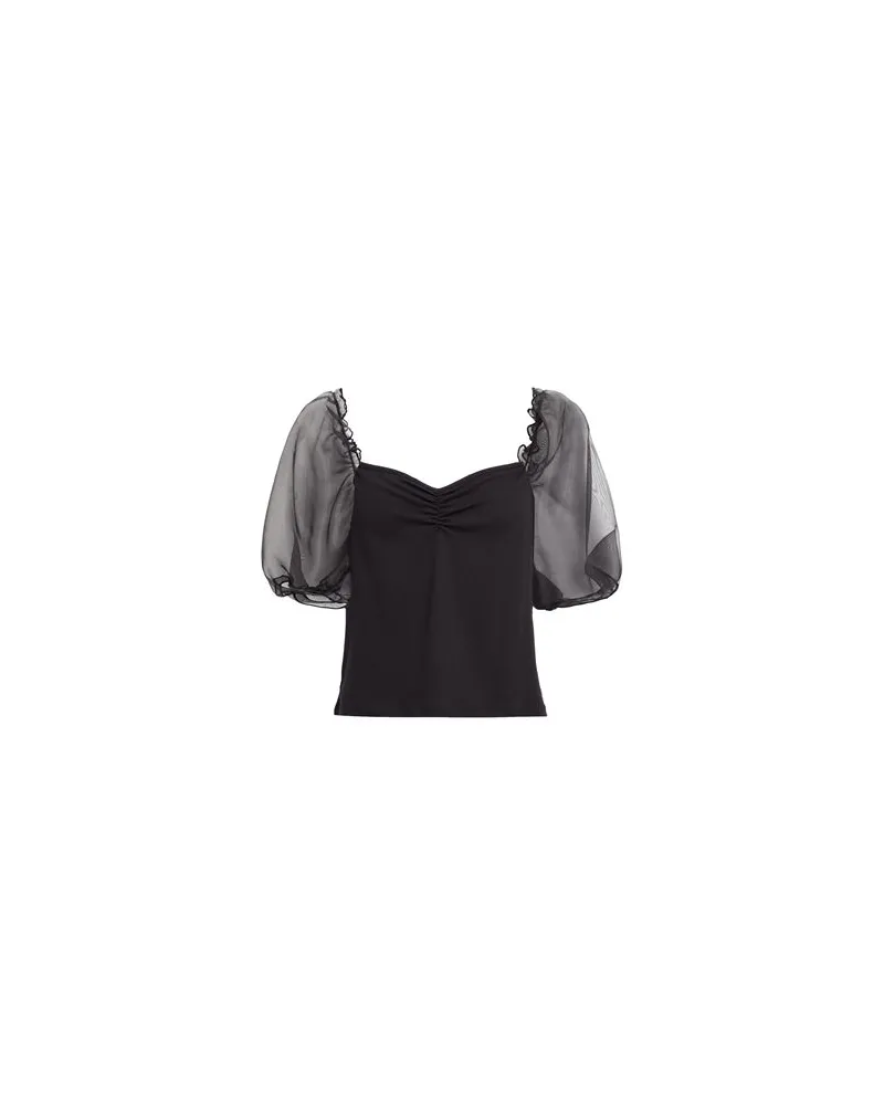 only TOPS - Topsauf YOOX.COM Schwarz