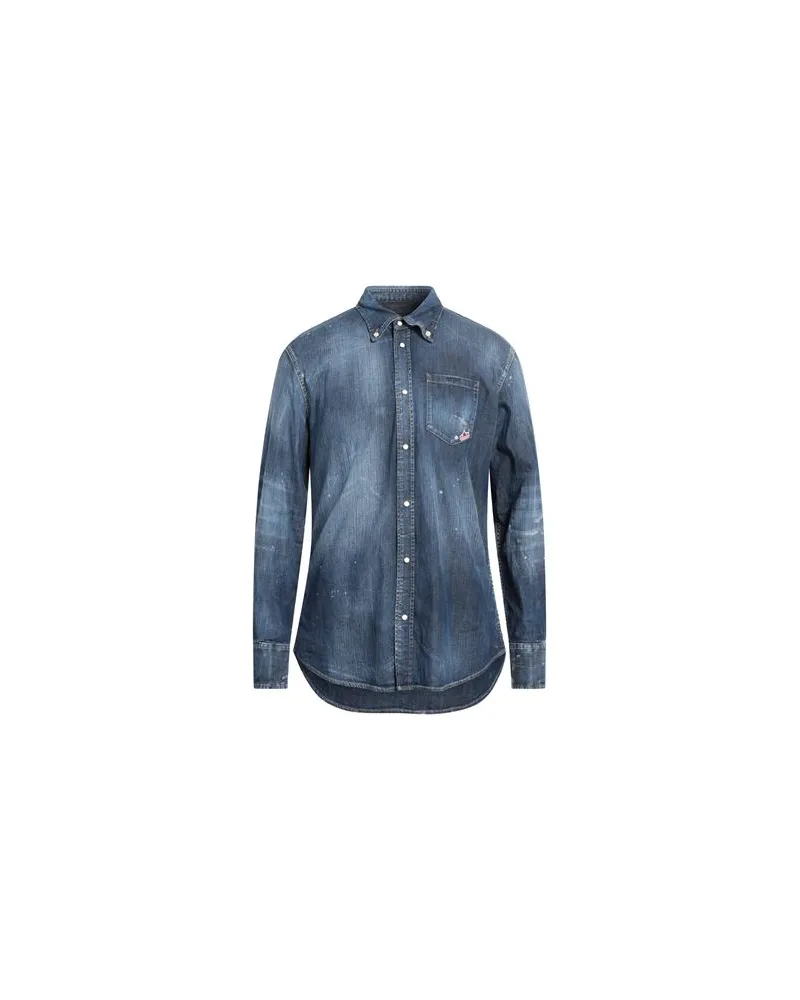 Dsquared2 TOPS - Jeanshemdenauf YOOX.COM Blau