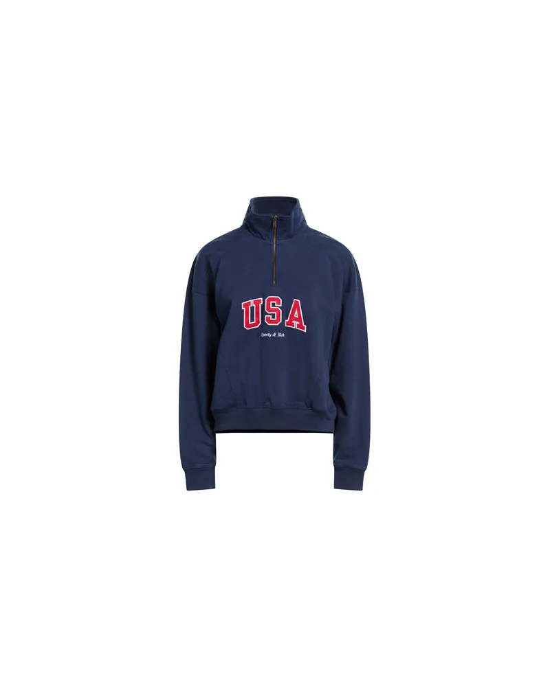 SPORTY & RICH TOPS - Sweatshirtsauf YOOX.COM Marineblau