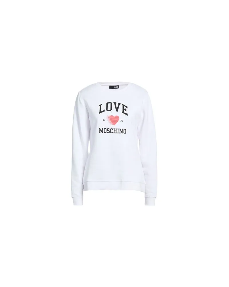 Moschino TOPS - Sweatshirtsauf YOOX.COM Weiß